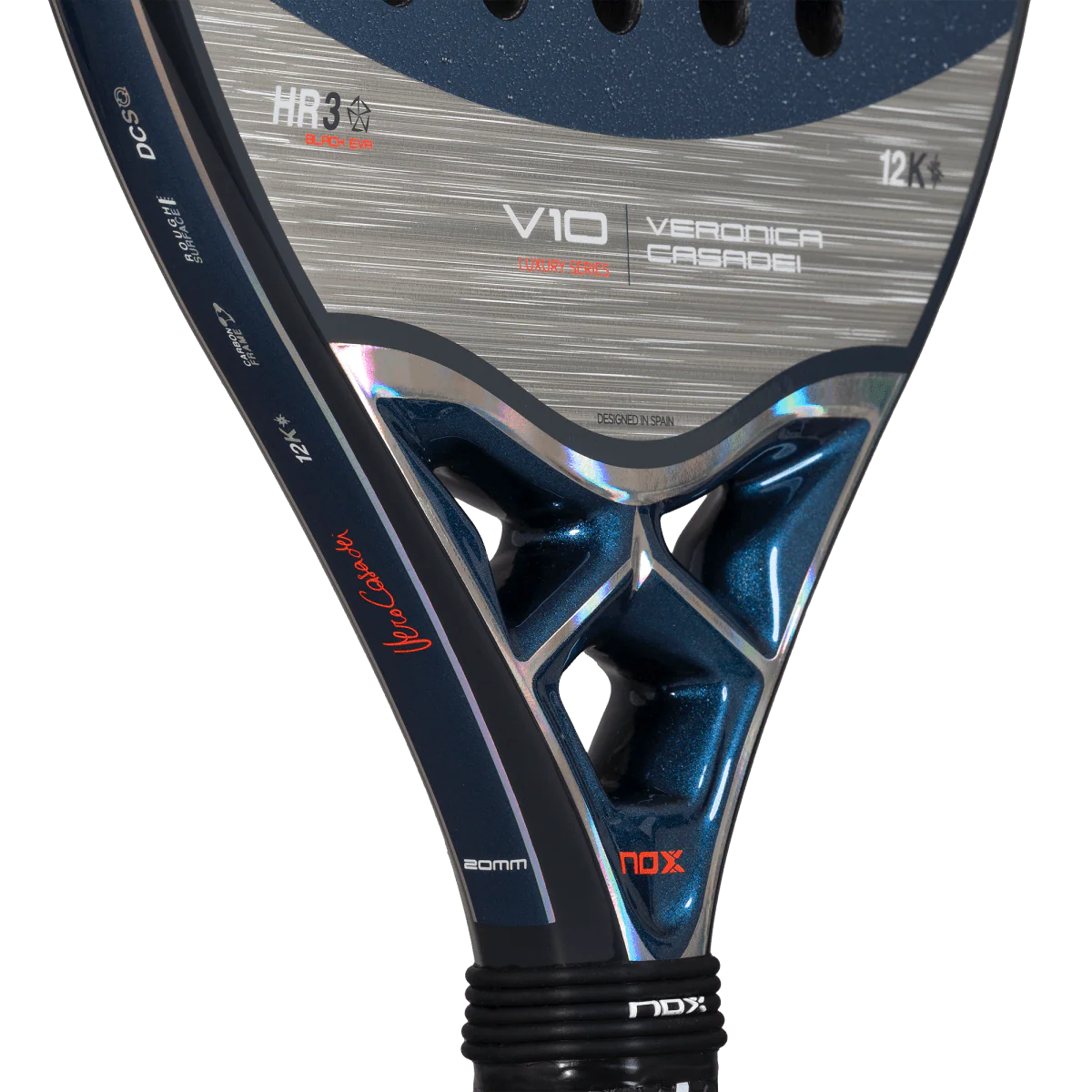 Pala beach tennis V10 Luxury 2025. La pala de Veronica Casadei